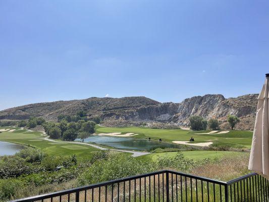 From clubhouse patio