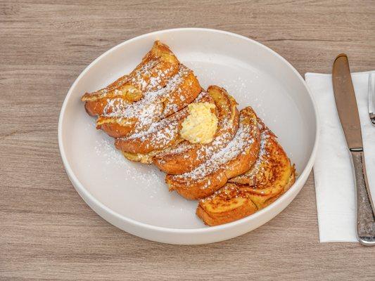 French Toast.

Double dipped golden brown French toast.