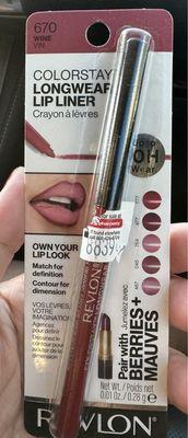 Gonna try Revlon Longwear Lip Liner