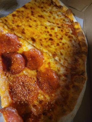 Pepperoni and cheese.