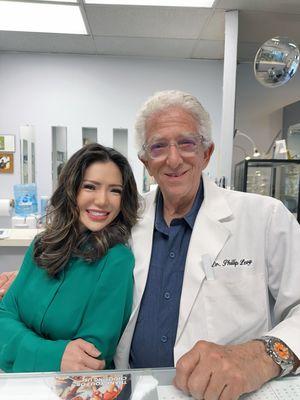 Our doctor team at Buitique Optometry - Dr. Tina Bui and Dr. Phillip Levy