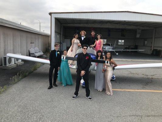 Prom at my hangar?