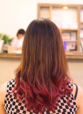 Pink Violet haircolor.Loveit.