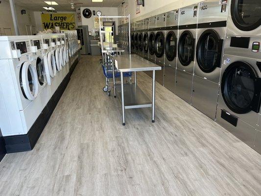 New flooring & dryers