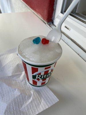 Nothing says the start of spring like Rita's Italian Ice. Love this location