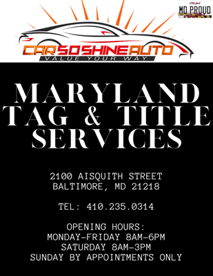 Maryland Tag & Title Services