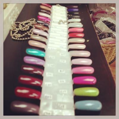 Lots of Gel polish color choices!!