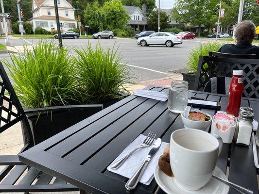 Nice day for lunch outside