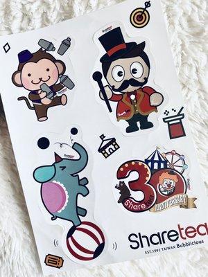 Free stickers!