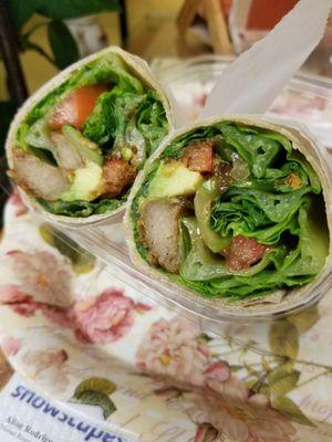 "Chicken" teriyaki wrap.