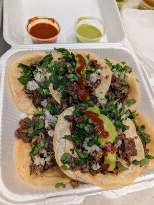 Carne asada tacos