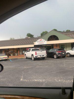 The sun in front of the restaurant located in the Berea plaza.