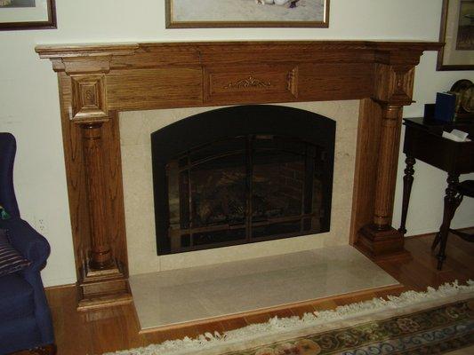 Fireplace remodel