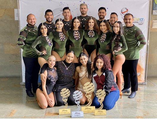 EMDC Competition Team in Colombia at the World Latin Dance Cup.