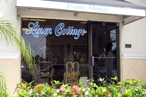 Linen Cottage is located on the corner of Fowler and Second in the Palm City Executive Center.