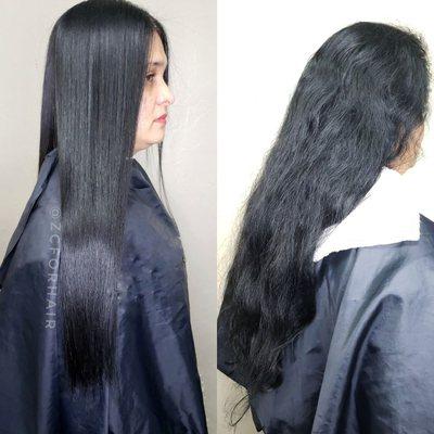 Japanese straightening aka Thermal reconditioning