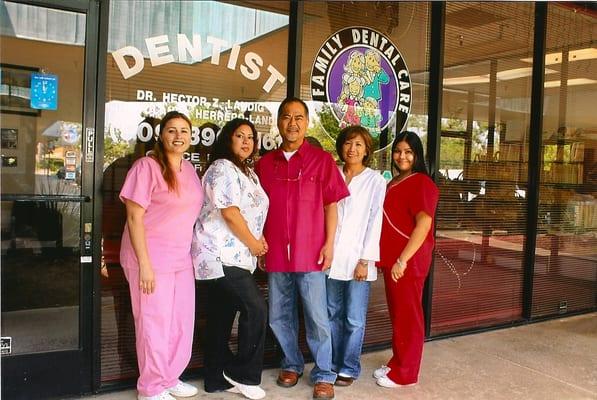 Meet our team of professionals!  Yizel, Monica, Dr. Hector, Dr. Yolly, and Liz.  We look forward to serving you and your family!