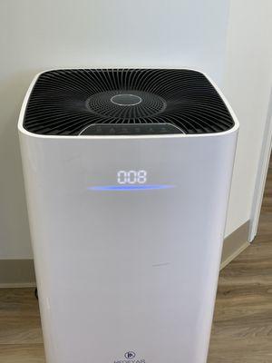 Air purifier for covid protection of office.