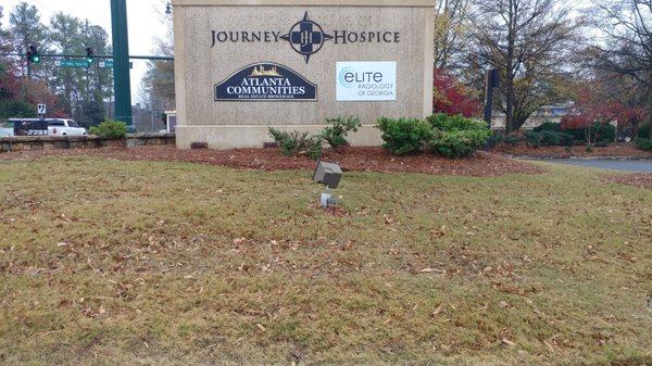 Office is inside the 4800 building of the old Community & Southern bank.