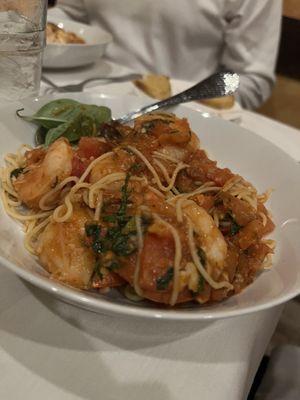 Shrimp pasta