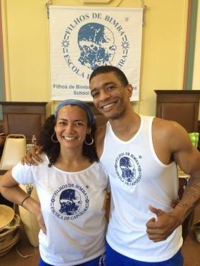 Professora Sambambaia and Professor Malandro, Bay Area Filhos de Bimba Capoeira School