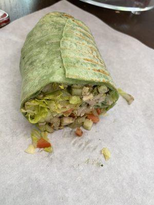 Pesto Chicken Wrap