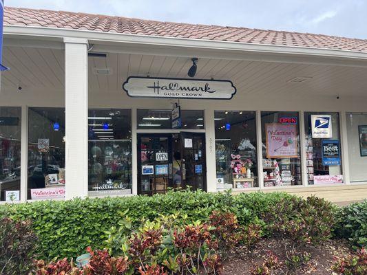 Storefront in a strip mall