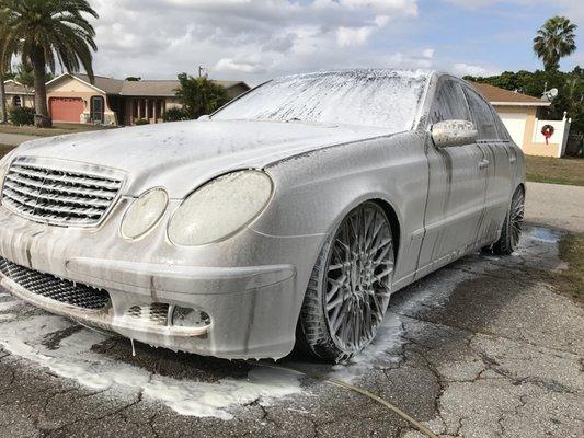 Foam Bath pre-wash