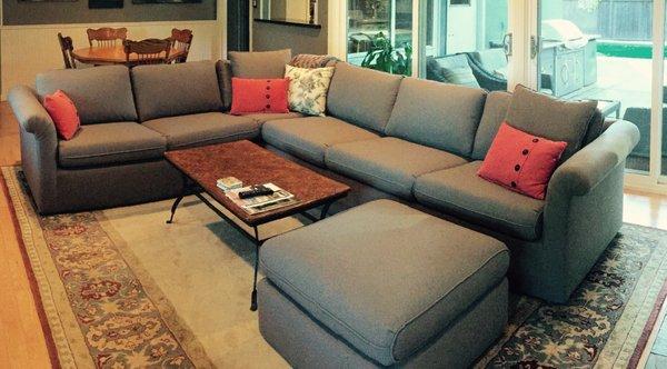 These 35-year-old sectionals look and feel brand new.