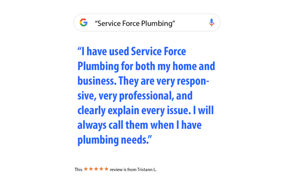 For #homes and #businesses alike, Service Force Plumbing is the locally-owned, family-owned company to call for all your #plumbingservices