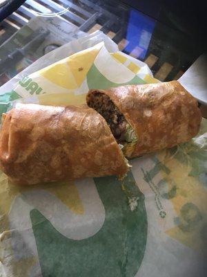 #chipotlesouthweststeakandcheese #tomatobasilwrap