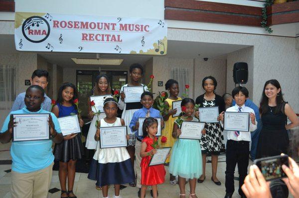 RMA Annual Music Recital- Spring 2017