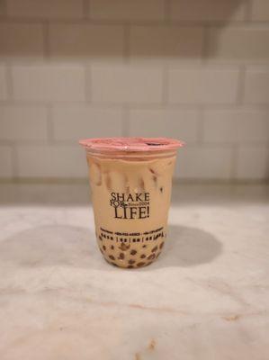 Hokkaido Black Milk Tea w/ Golden Boba