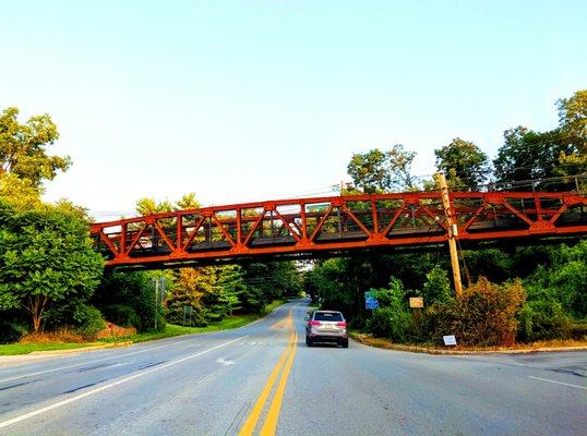 Chester Valley Trail -- trail overpasses N Valley Forge Rd