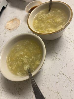 Egg flower soup