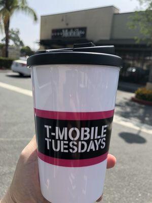 #GetThanked every Tuesday. Thanks, T-Mobile, for the freebie!