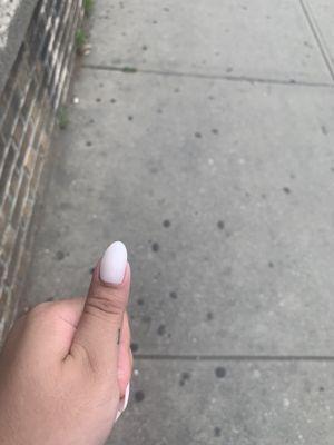 Uneven nail