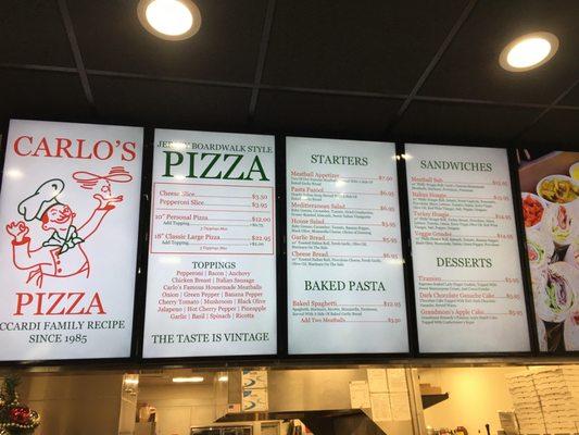 Menu East Cobb