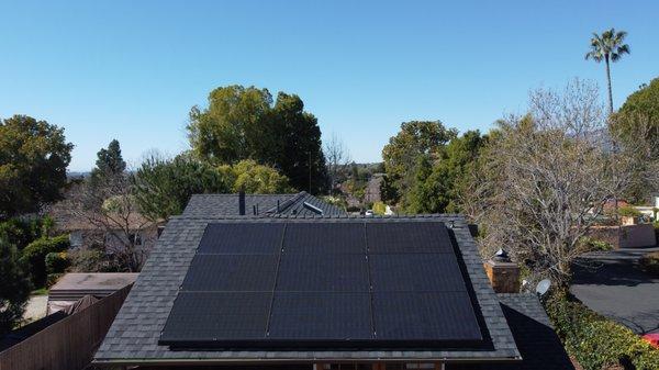 7.6 Kilowatt Solar System on Asphalt Shingle Roof