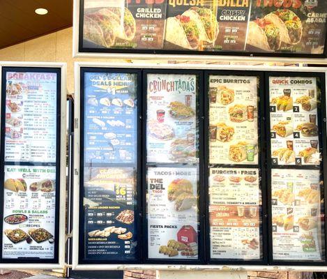 Drive-Thru Menu Board.