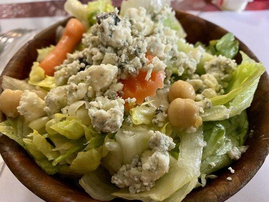 Small !!! Salad with crumbly blue