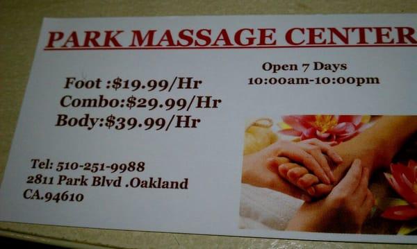 Park Massage Center