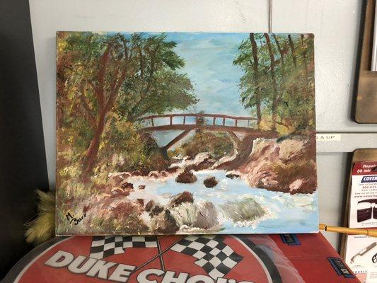 This was painted for us by one of our customers