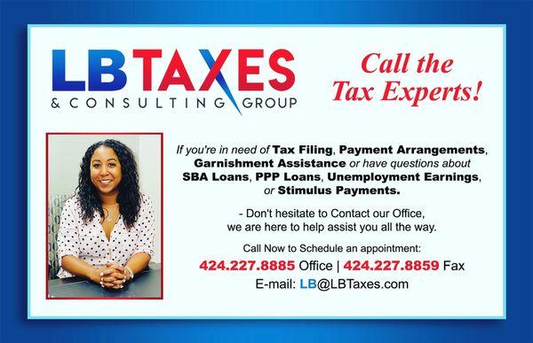 Call the Tax expert!