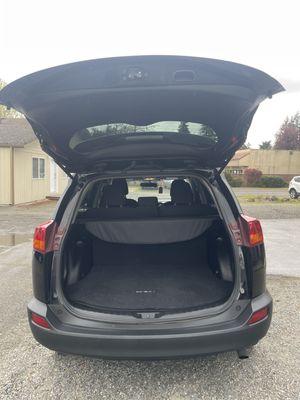 Trunk of the car was cleaned too, originally muddy, and full of dirt and hair (from camping and dogs)