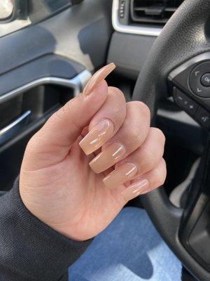 Fill in regular polish color cappuccino