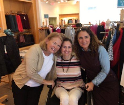 Lovely ladies at Talbots in The Forum, Carlsbad: Rhonda & Christine