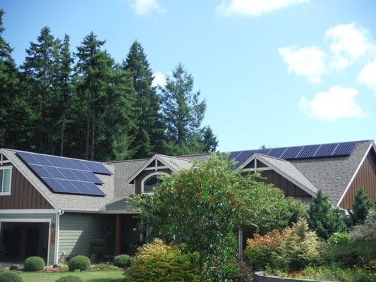 9.66kW SunPower array in Olympia, WA.