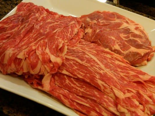 Snowflake Beef and Lamb! Look at THAT marbling! It MELTS in yo mouth!