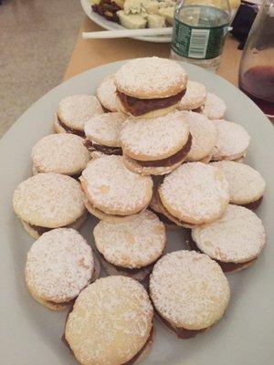 Alfajores de dulce de leche Argentinos